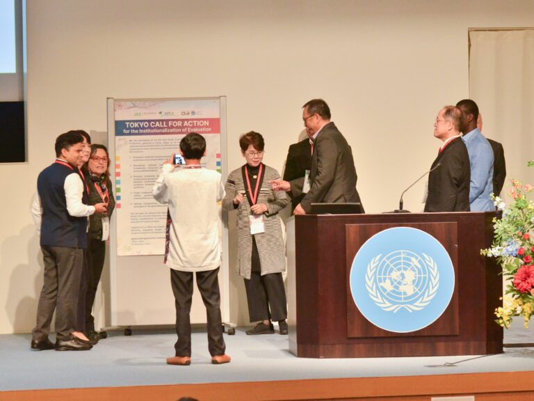Representatives of APEA signing the Tokyo Call for Action.